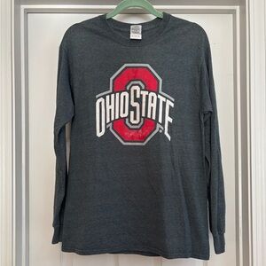 Gildan Charcoal Ultra Cotton Tee Ohio State